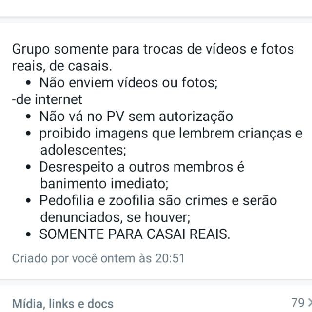 Casais sem frescura - Grupos e putaria - Telegram e Whatsapp